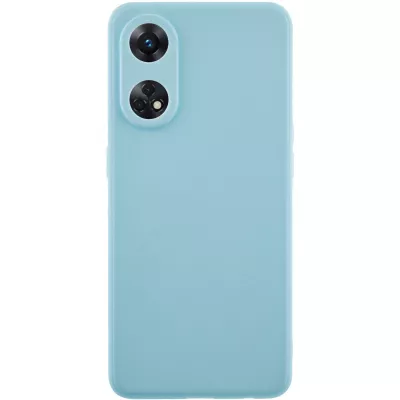 Силіконовий чохол Candy Full Camera для Oppo Reno 8 T 4G Бірюзовий / Turquoise