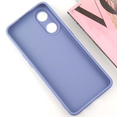 Силіконовий чохол Candy Full Camera для Oppo Reno 8 T 4G Блакитний / Mist blue