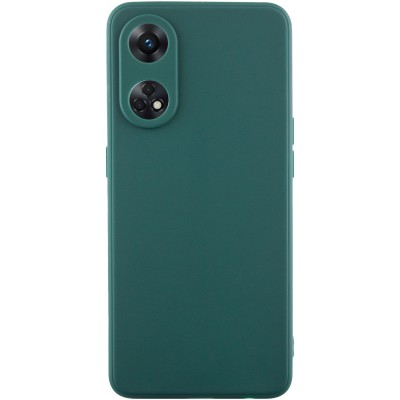 Силіконовий чохол Candy Full Camera для Oppo Reno 8 T 4G Зелений / Green