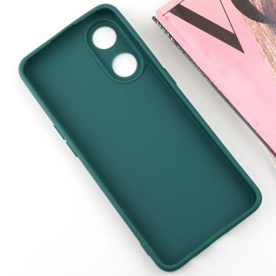 Силіконовий чохол Candy Full Camera для Oppo Reno 8 T 4G Зелений / Green