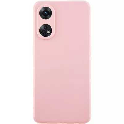 Силіконовий чохол Candy Full Camera для Oppo Reno 8 T 4G Рожевий / Pink Sand