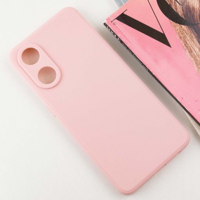 Силіконовий чохол Candy Full Camera для Oppo Reno 8 T 4G Рожевий / Pink Sand
