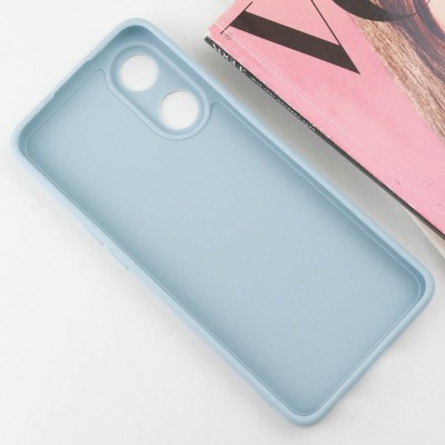 Силіконовий чохол Candy Full Camera для Oppo Reno 8 T 4G Сірий / Smoky Gray