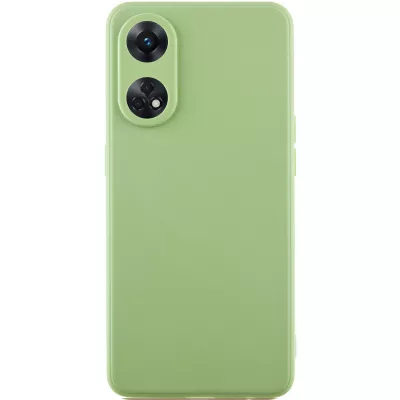Силіконовий чохол Candy Full Camera для Oppo Reno 8 T 4G Фісташковий