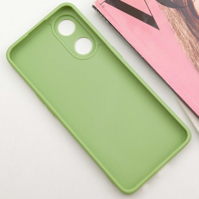 Силіконовий чохол Candy Full Camera для Oppo Reno 8 T 4G Фісташковий