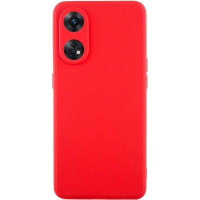 Силіконовий чохол Candy Full Camera для Oppo Reno 8 T 4G Червоний / Red