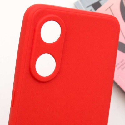 Силіконовий чохол Candy Full Camera для Oppo Reno 8 T 4G Червоний / Red