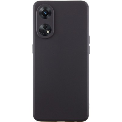 Силіконовий чохол Candy Full Camera для Oppo Reno 8 T 4G Чорний / Black