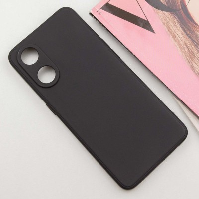 Силіконовий чохол Candy Full Camera для Oppo Reno 8 T 4G Чорний / Black