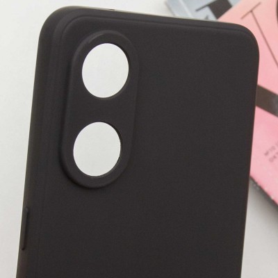 Силіконовий чохол Candy Full Camera для Oppo Reno 8 T 4G Чорний / Black