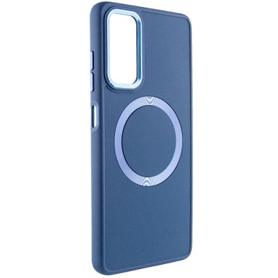 TPU чохол Bonbon Metal Style with MagSafe для Samsung Galaxy A25 5G Синій / Cosmos Blue