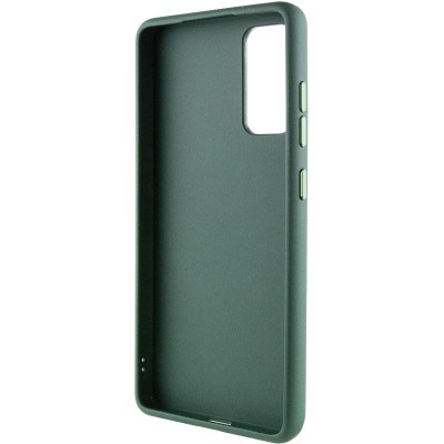 TPU чохол Bonbon Metal Style with MagSafe для Samsung Galaxy S20 FE Зелений / Army Green
