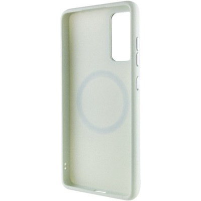 TPU чохол Bonbon Metal Style with MagSafe для Samsung Galaxy S23 FE Білий / White