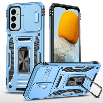 Ударостійкий чохол Camshield Army Ring для Samsung Galaxy A15 4G/5G Блакитний / Light Blue Ударостійкий чохол Camshield Army Ring для Samsung Galaxy A15 4G/5G Блакитний / Light Blue