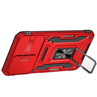 Ударостійкий чохол Camshield Army Ring для Samsung Galaxy A23 4G Червоний / Red