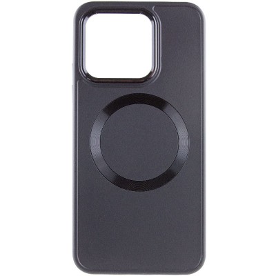 TPU чохол Bonbon Metal Style with MagSafe для Xiaomi 14 Pro Чорний / Black TPU чохол Bonbon Metal Style with MagSafe для Xiaomi 14 Pro Чорний / Black