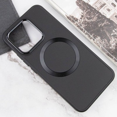 TPU чохол Bonbon Metal Style with MagSafe для Xiaomi 14 Pro Чорний / Black TPU чохол Bonbon Metal Style with MagSafe для Xiaomi 14 Pro Чорний / Black