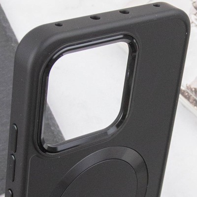 TPU чохол Bonbon Metal Style with MagSafe для Xiaomi 14 Pro Чорний / Black TPU чохол Bonbon Metal Style with MagSafe для Xiaomi 14 Pro Чорний / Black