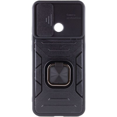 Ударостійкий чохол Camshield Flash Ring для Xiaomi Redmi 10C Чорний
