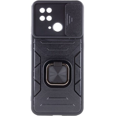 Ударостійкий чохол Camshield Flash Ring для Xiaomi Redmi 10C Чорний