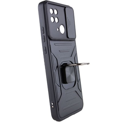 Ударостійкий чохол Camshield Flash Ring для Xiaomi Redmi 10C Чорний
