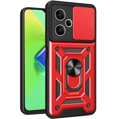 Ударостійкий чохол Camshield Serge Ring для Xiaomi Poco M6 Pro 5G Червоний Ударостійкий чохол Camshield Serge Ring для Xiaomi Poco M6 Pro 5G Червоний