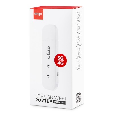 netw.a ERGO W023-CRC9 3G/4G USB Wi-Fi роутер з антенним роз’ємом