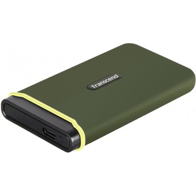 ssd зовнішній TRANSCEND USB 3.1 Gen 2 Type-C ESD380C 2TB Military green