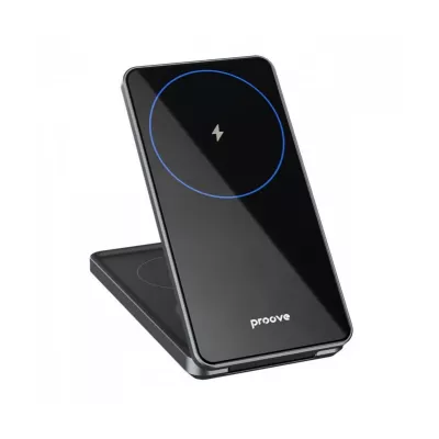 Бездротовий зарядний пристрій Proove Metal Edge 3 in 1 (WSME15010003) Black