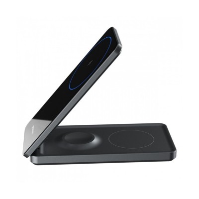 Бездротовий зарядний пристрій Proove Metal Edge 3 in 1 (WSME15010003) Black