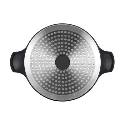 Каструля RINGEL Zitrone Black 20x9.5 см (2,5л) з кришкою (RG-2108-20 BL**) Каструля RINGEL Zitrone Black 20x9.5 см (2,5л) з кришкою (RG-2108-20 BL**)