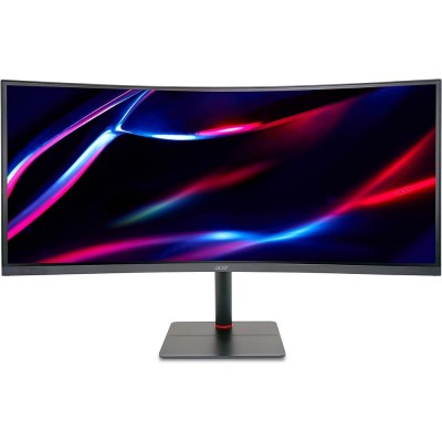 Монiтор TFT ACER 34" XV345CURVbmiphuzx (UM.CX5EE.V01) 21:9 WQHD VA Curved 165Hz HDMI DP USB-C HAS Black