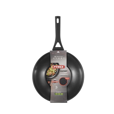 Сковорода PYREX EXPERT Touch сковорідка WOK 28см б/кришки (ET28BWX/7646) Сковорода PYREX EXPERT Touch сковорідка WOK 28см б/кришки (ET28BWX/7646)