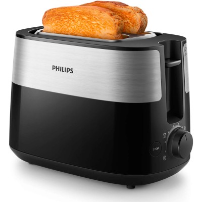 Тостер PHILIPS HD2516/90 Чорний+метал
