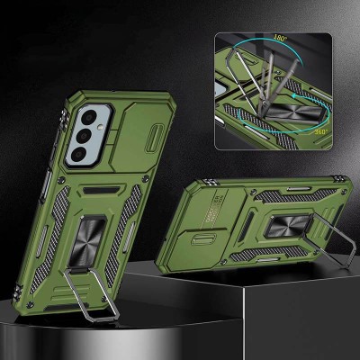Ударостійкий чохол Camshield Army Ring для Samsung Galaxy A25 5G Оливковий / Army Green