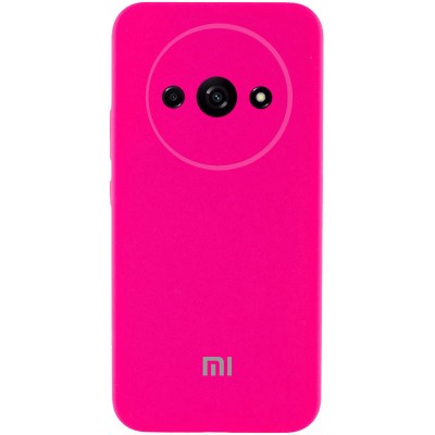 Чохол Silicone Cover Lakshmi Full Camera (AAA) with Logo для Xiaomi Redmi A3 Рожевий / Barbie pink