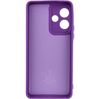 Чохол Silicone Cover Lakshmi Full Camera (AAA) для Xiaomi Redmi 13 4G / Poco M6 4G Фіолетовий / Amethyst