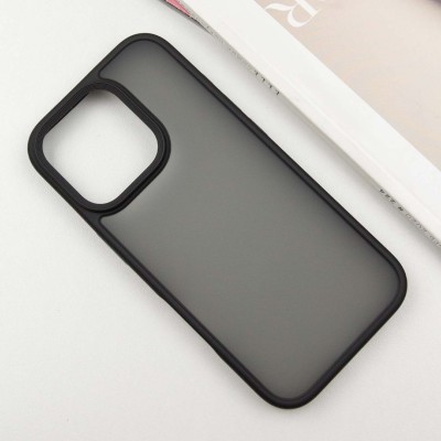 TPU+PC чохол Metal Buttons для Apple iPhone 16 Pro Max (6.9") Чорний
