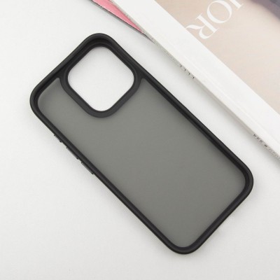 TPU+PC чохол Metal Buttons для Apple iPhone 16 Pro Max (6.9") Чорний
