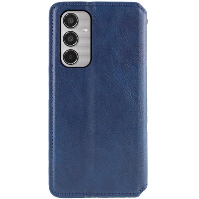 Шкіряний чохол книжка GETMAN Cubic (PU) для Samsung Galaxy M35 5G Синій Шкіряний чохол книжка GETMAN Cubic (PU) для Samsung Galaxy M35 5G Синій