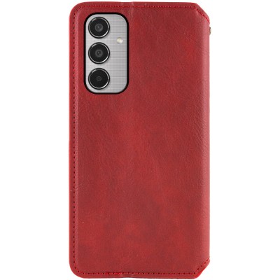 Шкіряний чохол книжка GETMAN Cubic (PU) для Samsung Galaxy M35 5G Червоний