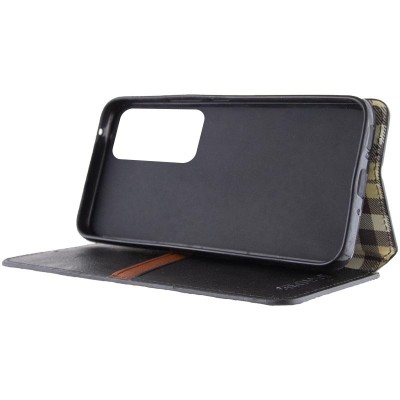 Шкіряний чохол книжка GETMAN Cubic (PU) для Samsung Galaxy M35 5G Чорний