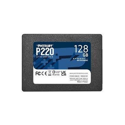 Твердотільний запам’ятовувальний пристрій накопичувач (SSD) SATA2.5" 128GB P220 P220S128G25 PATRIOT