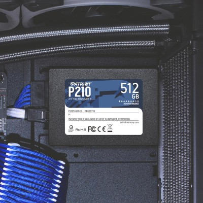 Твердотільний запам’ятовувальний пристрій накопичувач (SSD) SATA2.5" 512GB P210 P210S512G25 PATRIOT