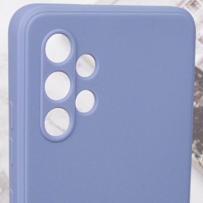 Силіконовий чохол Candy Full Camera для Samsung Galaxy A52 4G / A52 5G / A52s Блакитний / Mist blue
