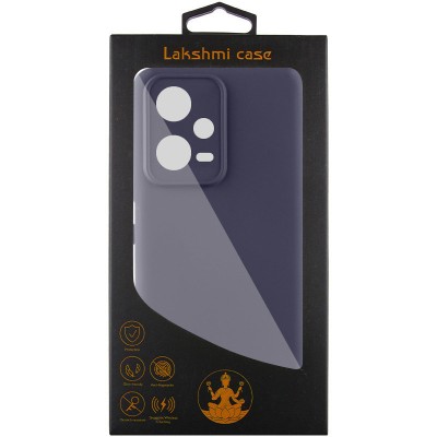 Чохол Silicone Cover Lakshmi Full Camera (AAA) для Xiaomi Poco X5 5G / Redmi Note 12 5G Сірий / Dark Gray
