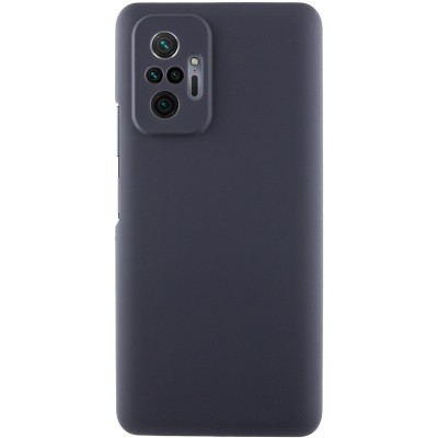 Чохол Silicone Cover Lakshmi Full Camera (AAA) для Xiaomi Redmi Note 10 Pro / 10 Pro Max Сірий / Dark Gray