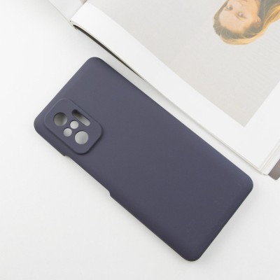 Чохол Silicone Cover Lakshmi Full Camera (AAA) для Xiaomi Redmi Note 10 Pro / 10 Pro Max Сірий / Dark Gray