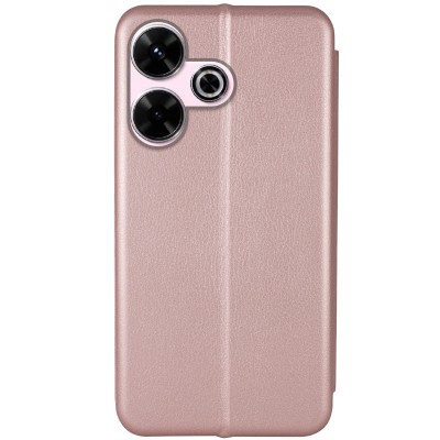 Шкіряний чохол (книжка) Classy для Xiaomi Redmi 13 4G / Poco M6 4G Rose Gold