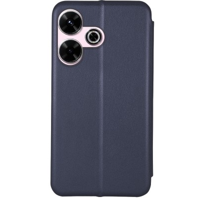 Шкіряний чохол (книжка) Classy для Xiaomi Redmi 13 4G / Poco M6 4G Темно-синій